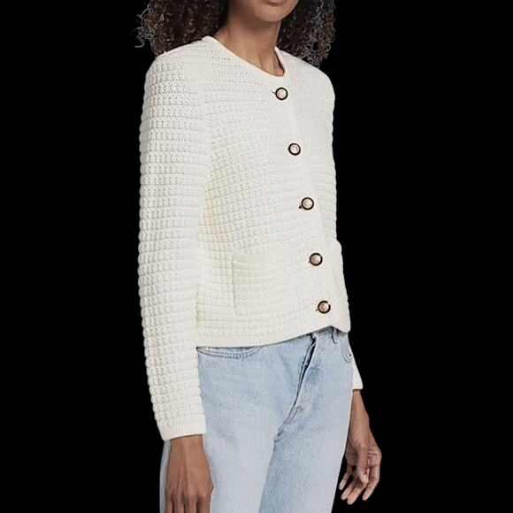 Ba&sh White Cardigan | Size S - Picture 6 of 8